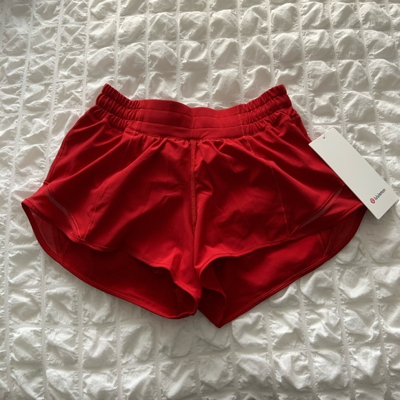 lululemon athletica Pants - Lululemon Hotty Hot Shorts 2.5” Dark Red